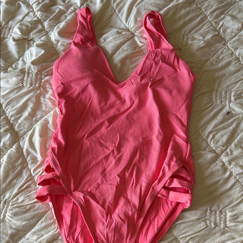Becca One Piece Swimsuit - Bright Pink